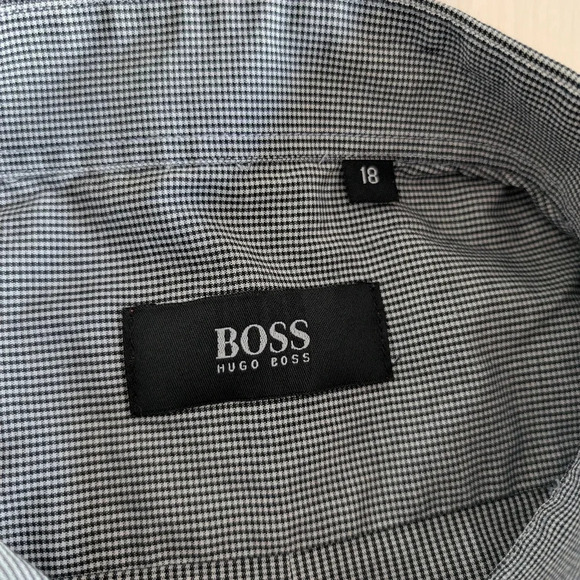 🇩🇪HUGO BOSS Black and white  shirt - Picture 6 of 10